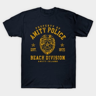 Property of Amity Police Worn (Universal © UCS LLC) T-Shirt